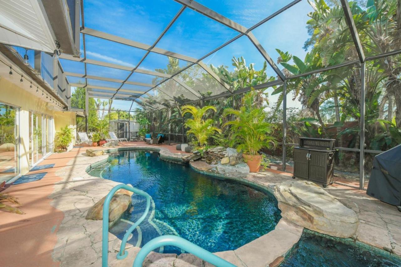 Island Time - Home Wenclosed Lagoon Style Pool Spa Walk To Beach Bikes Холмс-Бич Экстерьер фото