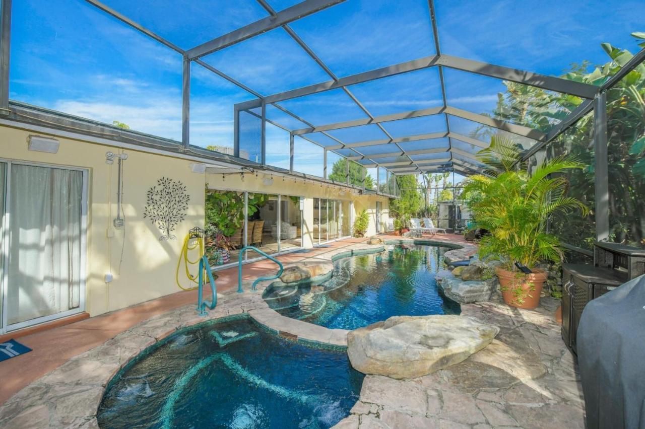 Island Time - Home Wenclosed Lagoon Style Pool Spa Walk To Beach Bikes Холмс-Бич Экстерьер фото