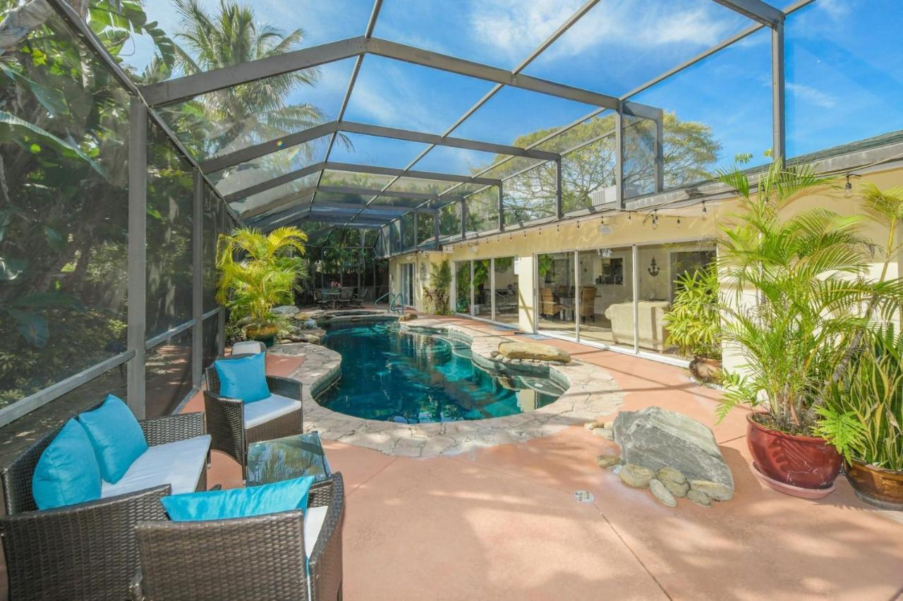 Island Time - Home Wenclosed Lagoon Style Pool Spa Walk To Beach Bikes Холмс-Бич Экстерьер фото