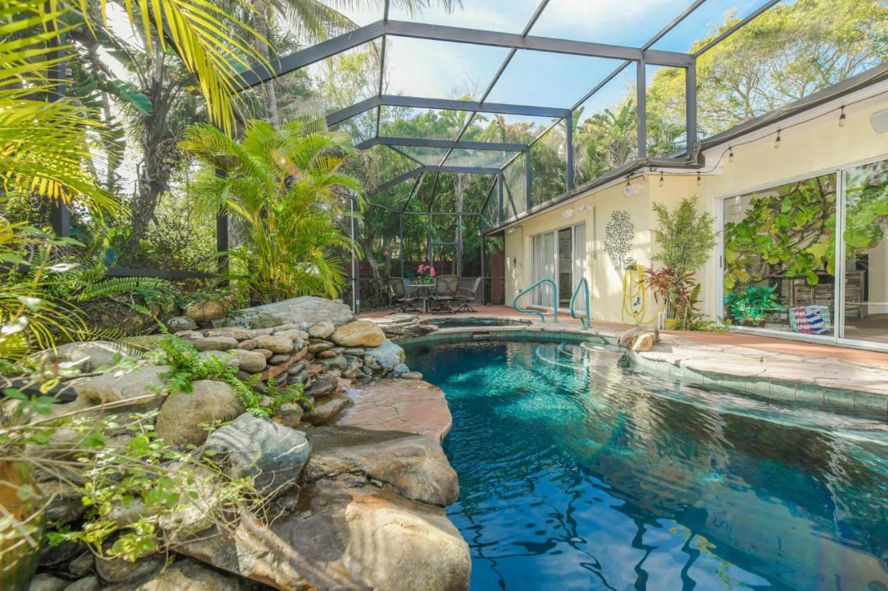 Island Time - Home Wenclosed Lagoon Style Pool Spa Walk To Beach Bikes Холмс-Бич Экстерьер фото