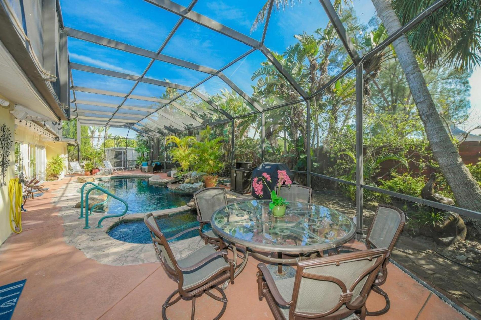 Island Time - Home Wenclosed Lagoon Style Pool Spa Walk To Beach Bikes Холмс-Бич Экстерьер фото